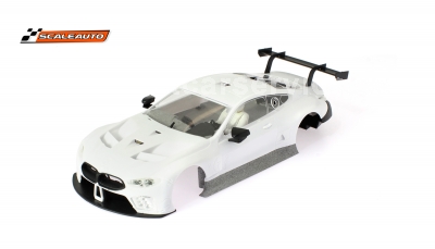 Scaleauto BM M8 GT3 Karosserie Bausatz - White Kit (1)